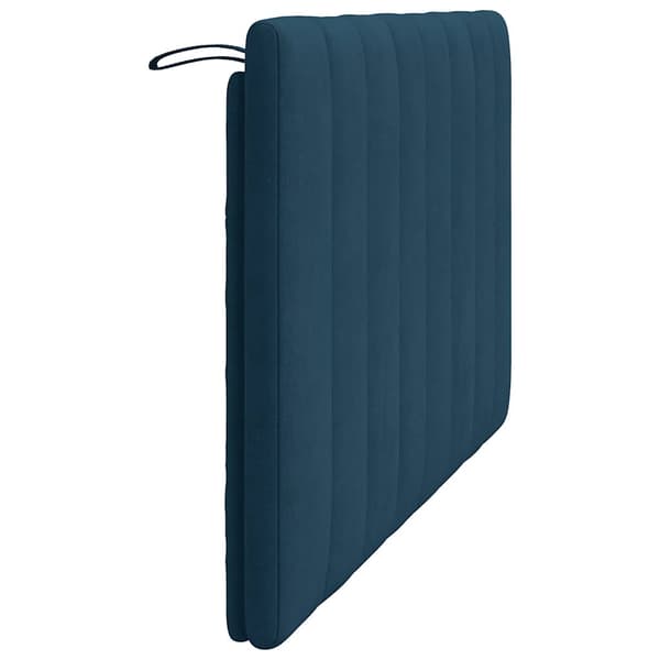 vidaXL Sängynpäädyn tyyny, sininen, 140 cm, sametti