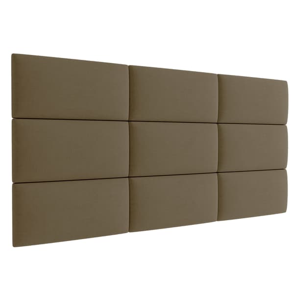 Polstret panel 50x20 Magic Velvet 2206 (Kaffe med mælk)