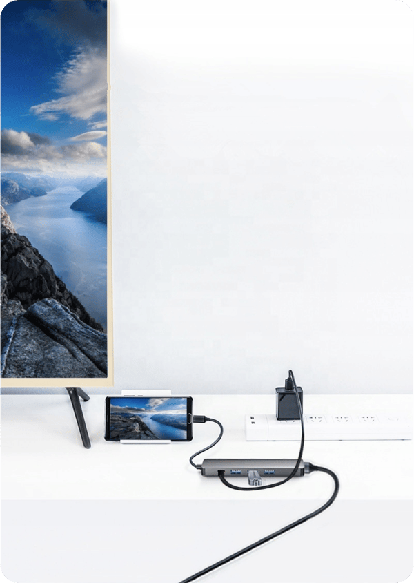 Adapter 5-i-1 USB-C hub SC-USH146