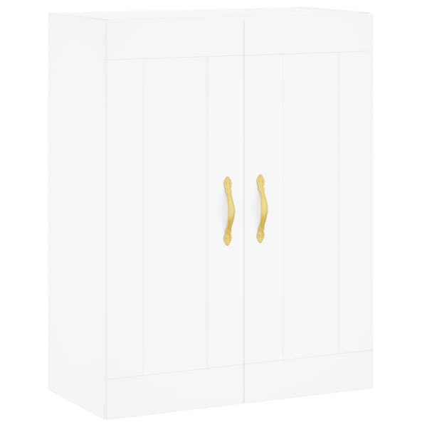 vidaXL Väggskåp vit 69,5x34x90 cm träbaserat material