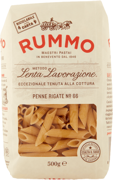 Pastan Penne Rigate n. 66 500g - Rummo