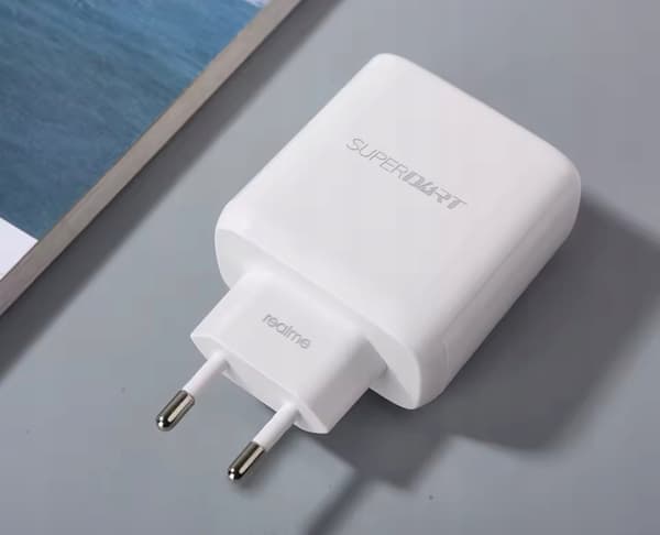 SUPERDART AC-oplader til Realme 6.5A 10V 65W + 2 dedikerede kabler