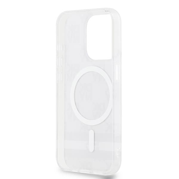 DKNY IML Ternet Mono Mønster & Trykte Striber MagSafe-cover til iPhone 14 Pro Max, Sort