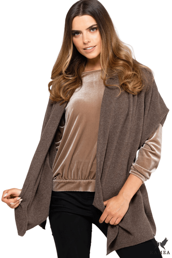 SCARF*01 dam vinter brun färg