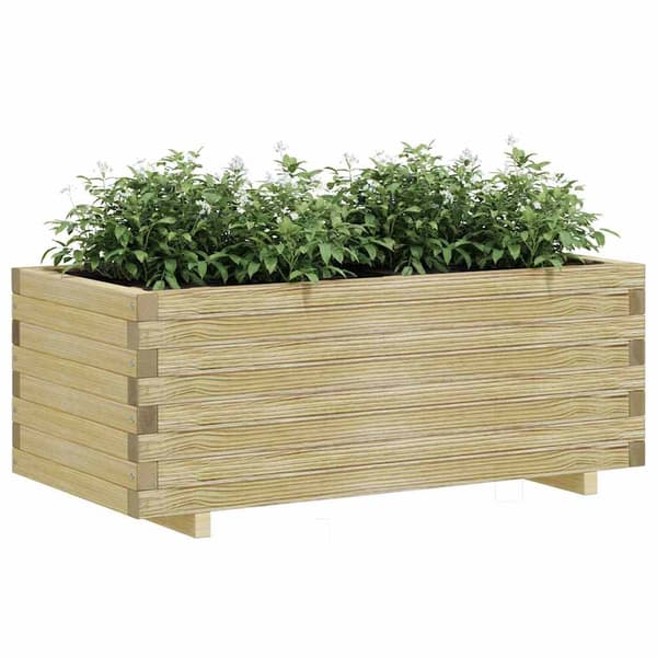 vidaXL højbed, 100 x 50 x 40 cm, rektangulær, træ
