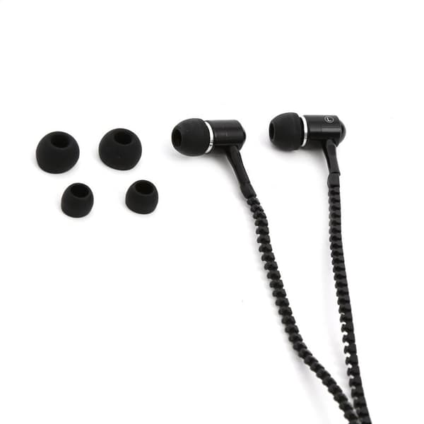 FREESTYLE ZIP-HOVEDTELEFONER + MIKROFON SORT [41798] TE