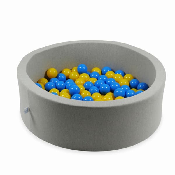 Legetøjskugler ø7cm 400 stk gul, blå