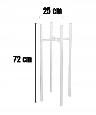 Urtepottestativ Metal Sort Loft Tyl XL MAX. Urtepotte 29,5 cm