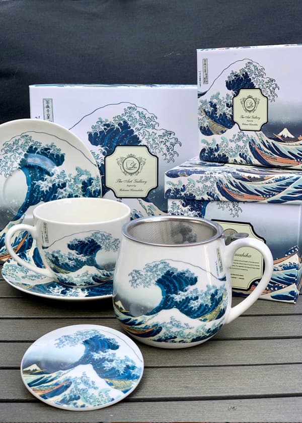 Hokusai 430 ml muki hauduttimella