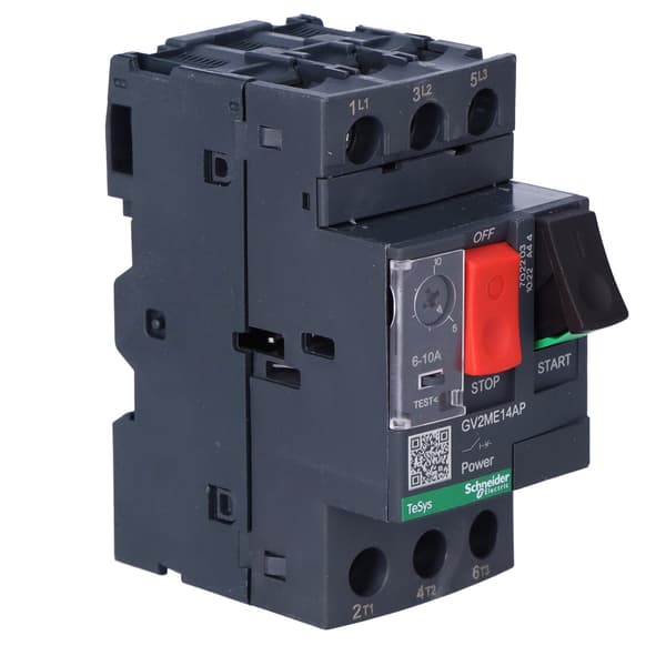 GV2ME..AP 6-10A motorbrytare, boxterminaler