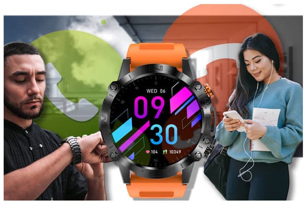 HERRE SMARTWATCH GRAVITY GT20-3 - AMOLED, EKSTRA REM (sg024c)