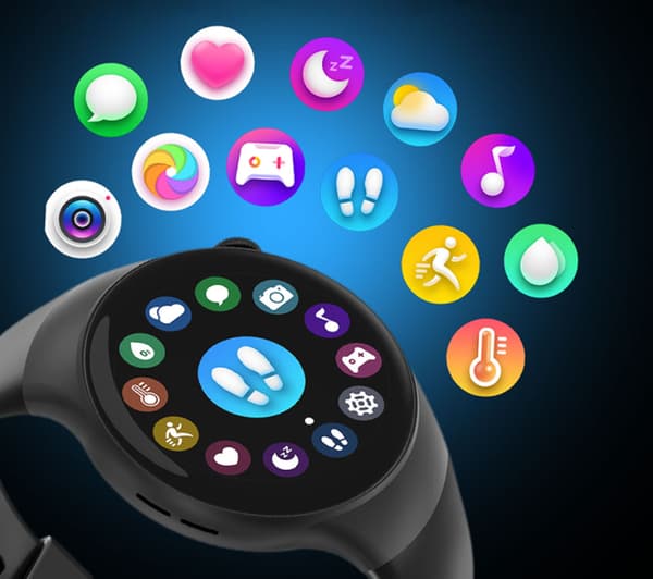 SMARTWATCH UNISEX Rubicon RNCE87 - Samtalshantering (sr031b)