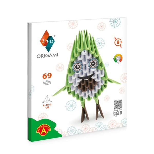3D Origami. Avocado.