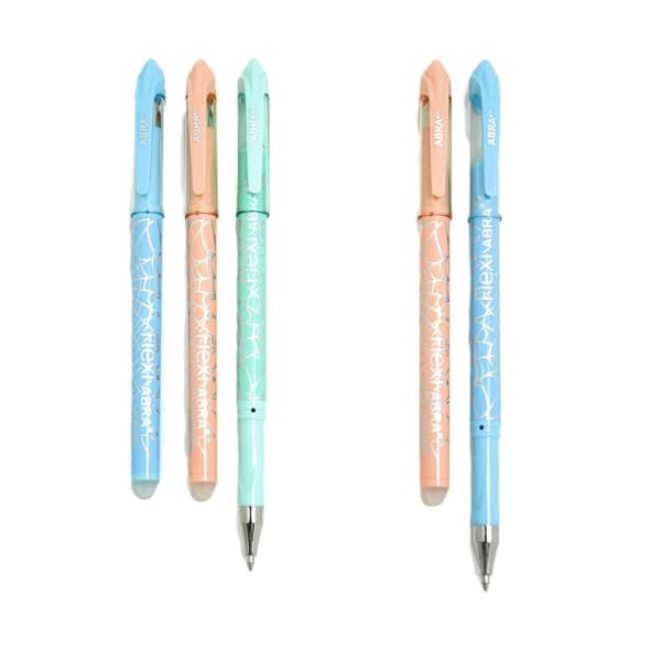 Flexi Abra pastel viskelærpen 3 stk + 2 gratis