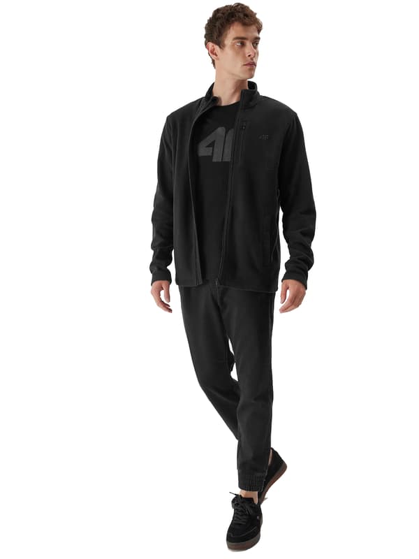 4F Herre fleece sweatshirt i normal pasform TFLEM122 21S R-S