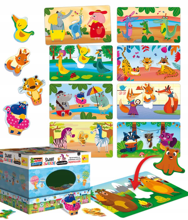 LISCIANI MONTESSORI ANIAL WORLD 3991