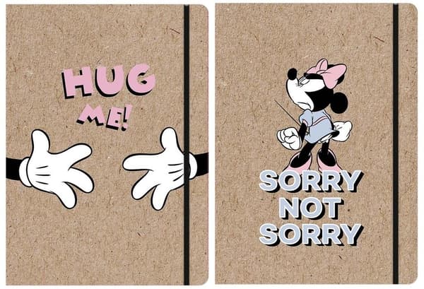 Minnie Mouse Kraft Liner A4 elastisk mappe