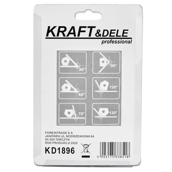 Magnetisk vinkel 1,5cm x 9cm 50lbs KD1896