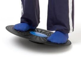 Balanceplatform til rehabilitering af intervertebrale diske