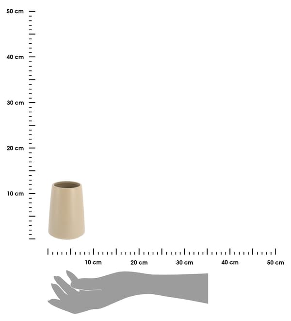 Silipo Taupe Badeværelseskrus