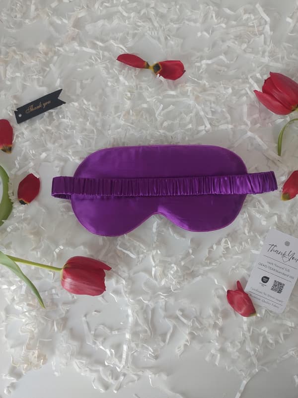 Mulberry 6A Lila Universal Sidenögonmask