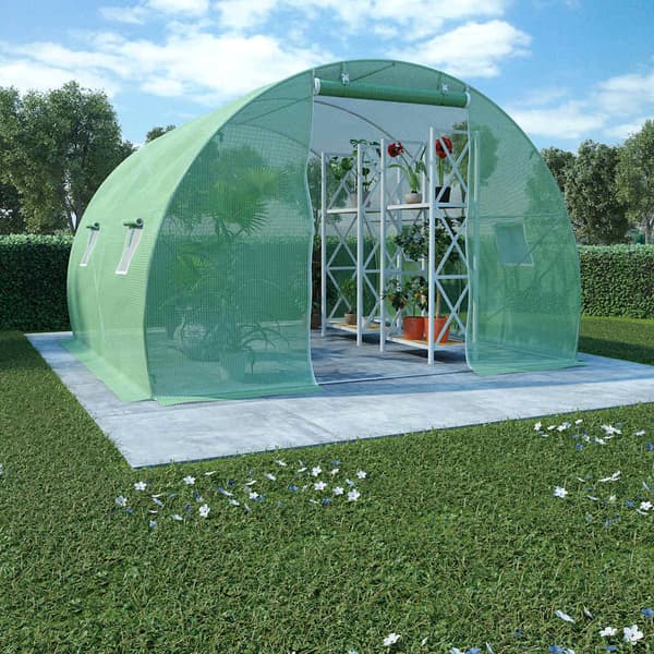 vidaXL havedrivhus, 9 m², 300 x 300 x 200 cm