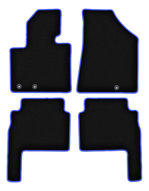 CARLUX-BLÅ bilmåtter til: Kia Sorento II SUV (2009-2015)