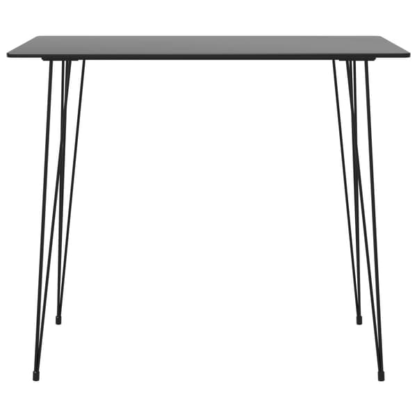 vidaXL barbord, sort, 120x60x105 cm