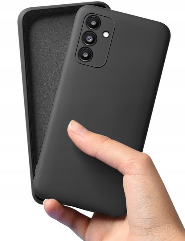 SLIMET ETUI I MAT SORT TIL SAMSUNG GALAXY A13 5G + GLAS