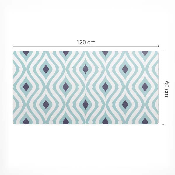 Skrivebordsbeskyttelse med geometrisk retromønster 120x60 cm