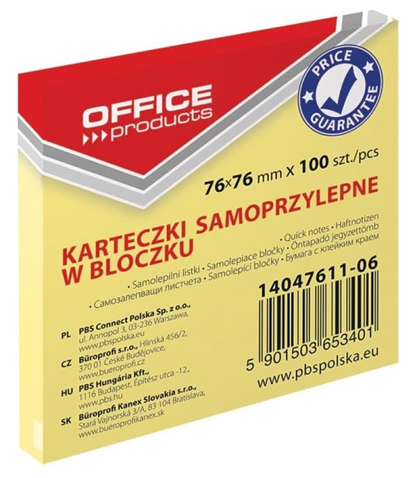 Självhäftande lappar 6x76mm 100K