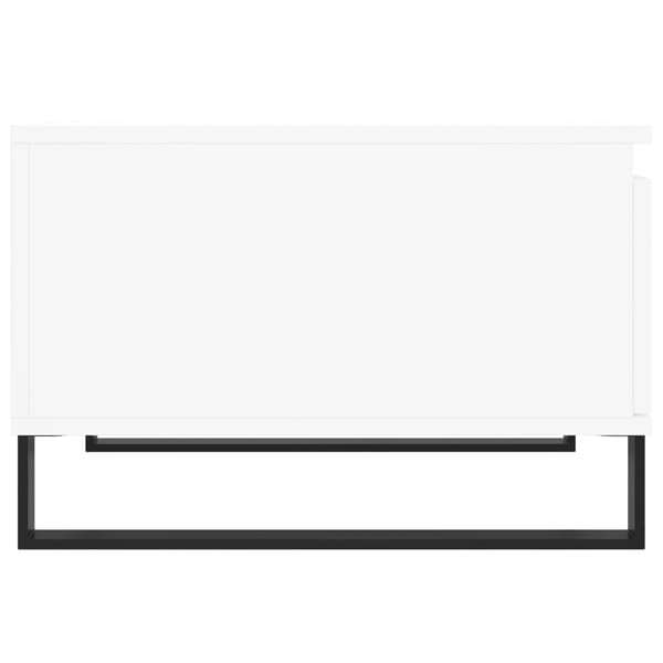 vidaXL Soffbord, Vitt, 55x55x36,5 cm, Träbaserat Material