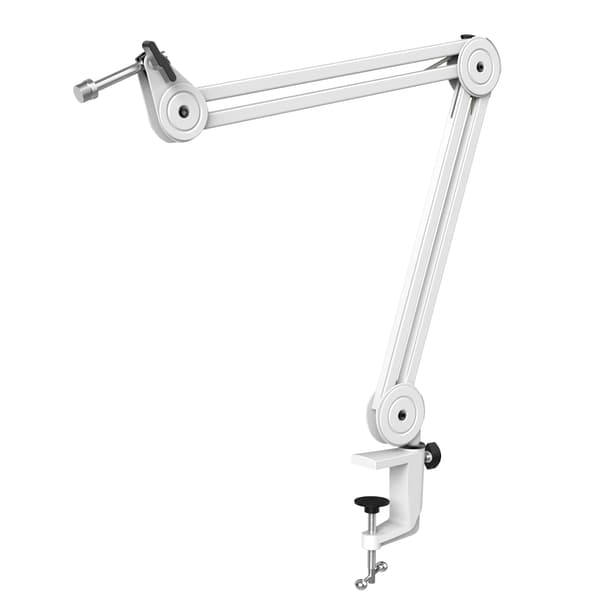 Fifine BM63W Vitt Mikrofonstativ