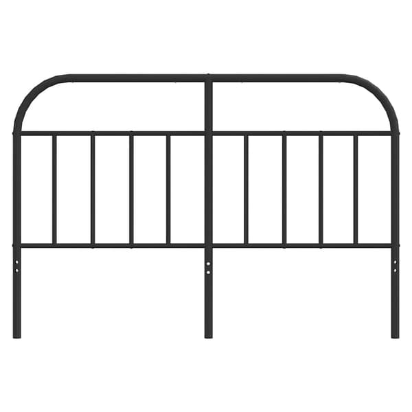 vidaXL metalsengegavl sort 140 cm