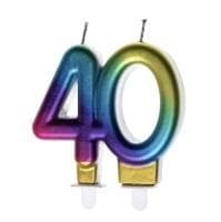 Syntymäpäiväkynttilä 40 väriä