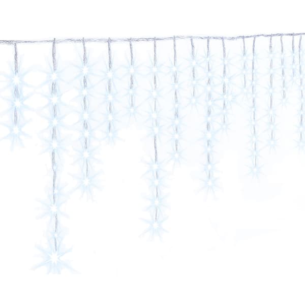 Ljusridå 4m kallvit 240 LED snö