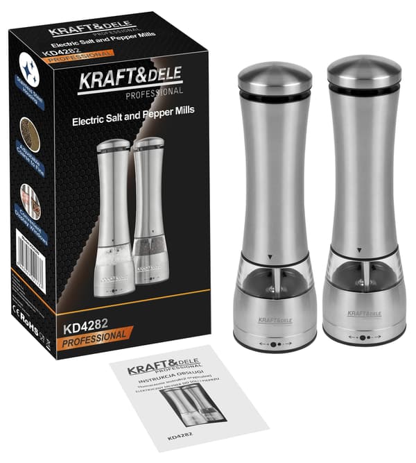 Elektrisk pepparkvarn och saltkvarn KD4282