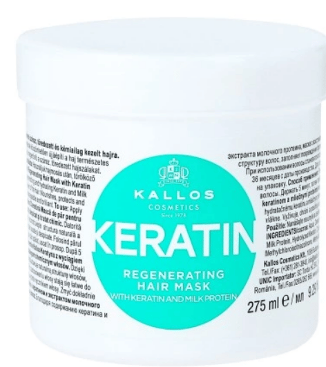 Kallos Keratin Regenererande Hårinpackning 275 ml