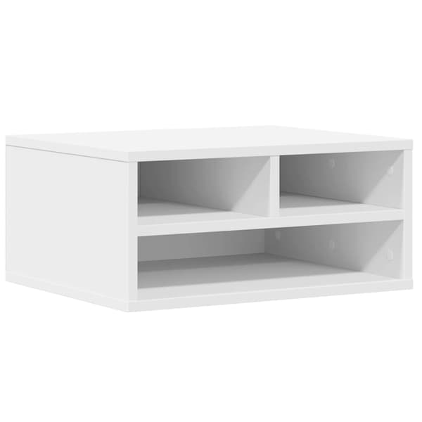 vidaXL Skrivarstativ Vit 49x40x22,5 cm