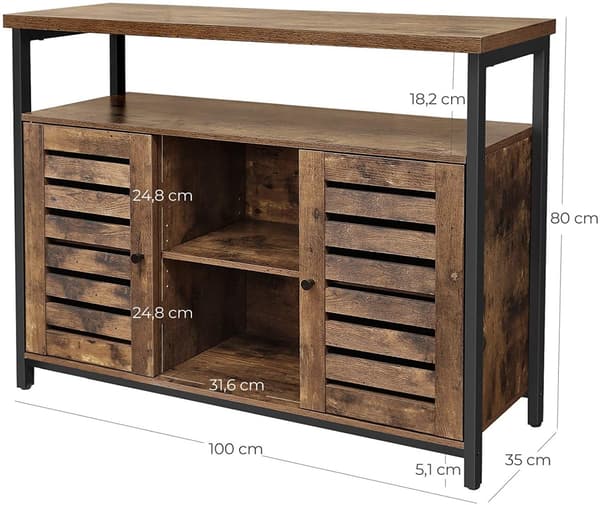 Olohuoneen kaappi, senkki, 100 cm LOFT