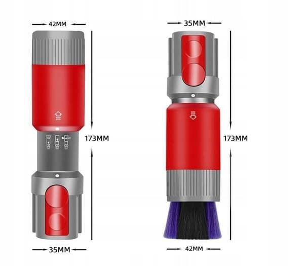 REPFRIA BORSTE för DYSON V7 V8 V10 V11 V15 MUNSTYCKA MUNSTYCKA