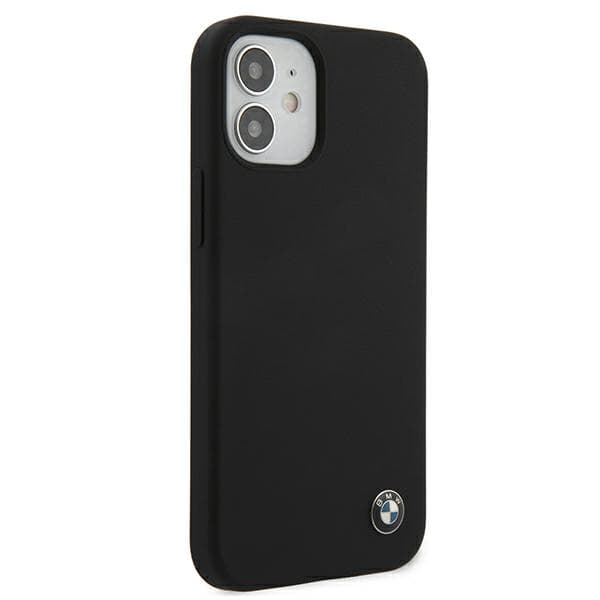 BMW Silikone Signature Logo Etui til iPhone 12 mini, Sort