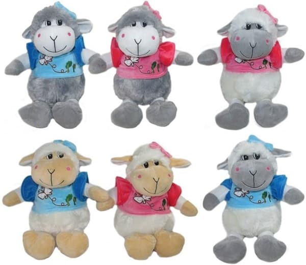 Får i bluse 25 cm MIX