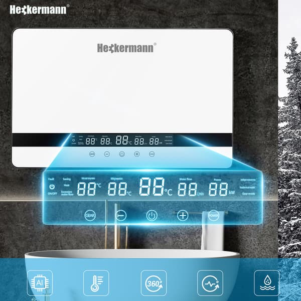 Heckermann SL-A9-85 8,5 kW läpivirtauslämmitin