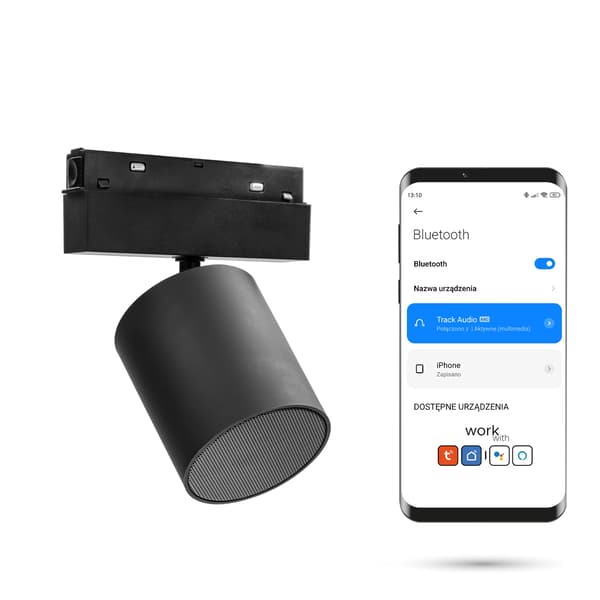 Bluetooth-högtalare för SMART TRACK 48VDC magnetiska spår