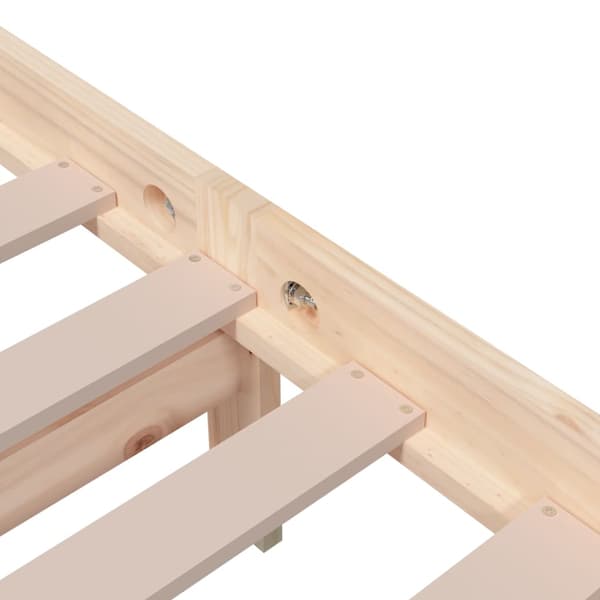 vidaXL sengestel massivt træ 200 x 200 cm