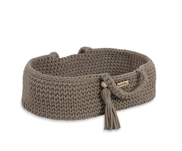 Moses korg BOHO bomulls dockbärare - mocka