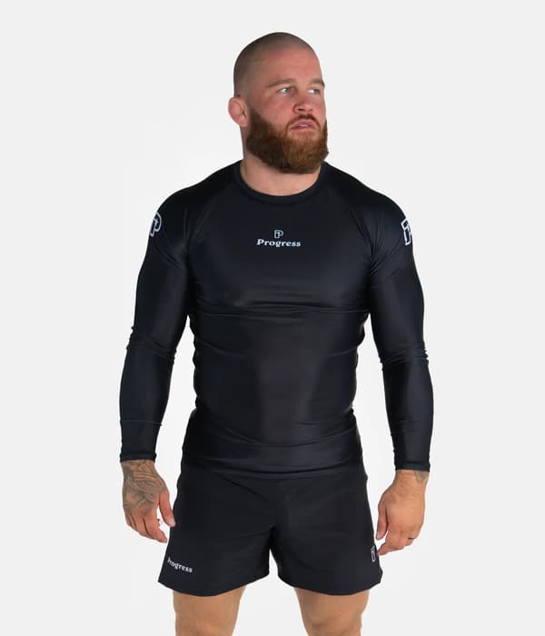 Progress Herr Rashguard Långärmad Academy Svart L
