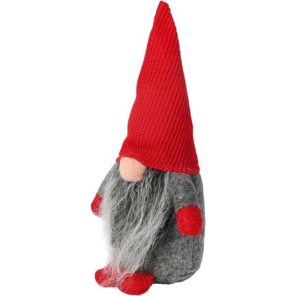 Julgransprydnad med dvärgtomte present 30 cm