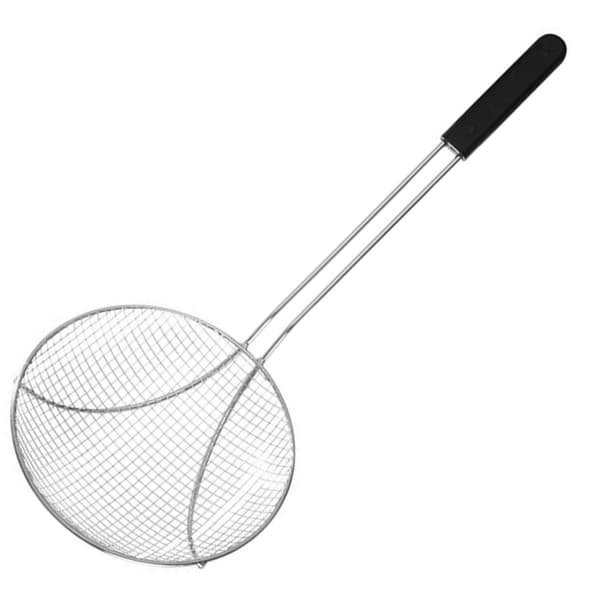 Si i rustfrit stål til friturestegning, diameter 260 mm - Hendi 640920